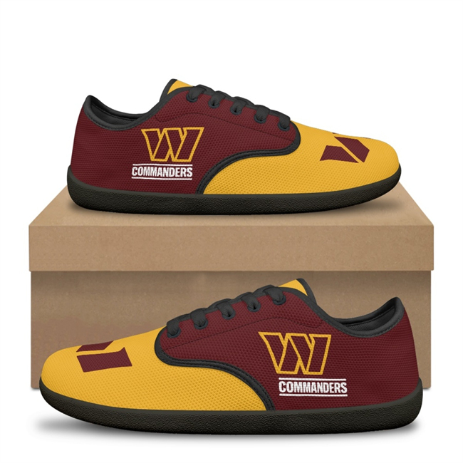 Men's Washington Commanders Low Top Sneakers/Shoes 001 (Pls check description for details)